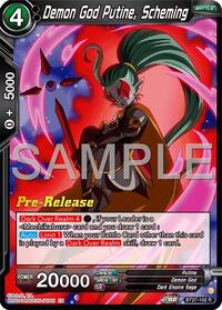 Demon God Putine, Scheming (BT27-102) [History of Z Pre-Release Cards]
