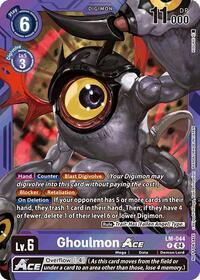 Ghoulmon ACE (Limited Card Pack) (LM-044 P) [World Convergence]
