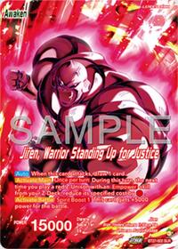 Jiren // Jiren, Warrior Standing Up for Justice (SLR) (BT27-002) [History of Z]