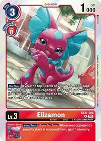 Elizamon (BT21-008 R) [World Convergence]