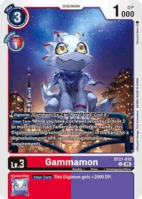 Gammamon (BT21-010 U) [World Convergence]