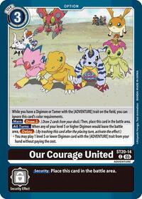 Our Courage United (ST20-14 C) [Starter Deck 20: Protector of Light]