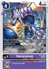Garurumon (BT21-067 U) [World Convergence]