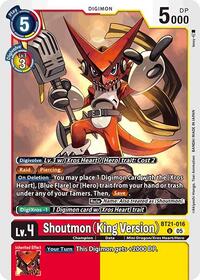 Shoutmon (King Version) (BT21-016 U) [World Convergence]