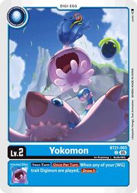 Yokomon (BT21-003 C) [World Convergence]