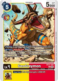 GeoGreymon (BT21-042 C) [World Convergence]