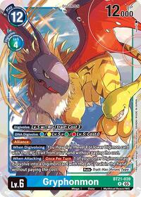 Gryphonmon (BT21-039 R) [World Convergence]