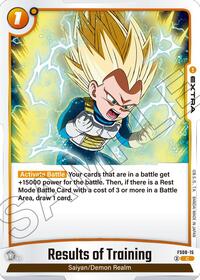 Results of Training (FS08-15) [Starter Deck 8: Vegeta (Mini) Super Saiyan 3]
