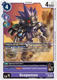 Scopemon (BT21-071 C) [World Convergence]