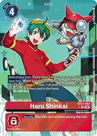 Haru Shinkai (Alternate Art) (BT21-084 R) [World Convergence]