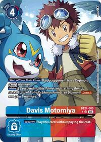 Davis Motomiya (Alternate Art) (BT21-085 SR) [World Convergence]