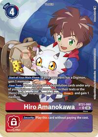 Hiro Amanokawa (Alternate Art) (BT21-080 SR) [World Convergence]