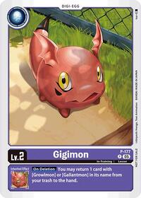 Gigimon (Store Tournament 2025 Vol.2 Participation Pack) (P-177 P) [Digimon Promotion Cards]