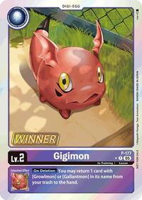 Gigimon (Store Tournament 2025 Vol.2 Winner Pack) (P-177 P) [Digimon Promotion Cards]