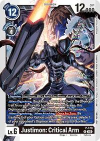 Justimon: Critical Arm (Store Tournament 2025 Vol.2 Participation Pack) (P-179 P) [Digimon Promotion Cards]