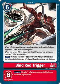 Bind Red Trigger (Store Tournament 2025 Vol.2 Participation Pack) (P-180 P) [Digimon Promotion Cards]