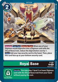 Royal Base (Store Tournament 2025 Vol.2 Participation Pack) (P-181 P) [Digimon Promotion Cards]