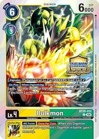 Bulkmon (Regionals 25-26 Champion Card Set Season 1) (BT20-032 C) [Release Special Booster 2.5]