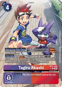 Tagiru Akashi (Alternate Art) (BT21-088 SR) [World Convergence]