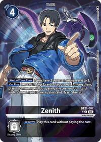 Zenith (Alternate Art) (BT21-087 R) [World Convergence]