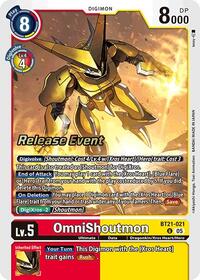 OmniShoutmon (BT21-021 U) [World Convergence Release Event Cards]