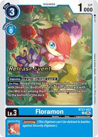 Floramon (BT21-033 U) [World Convergence Release Event Cards]