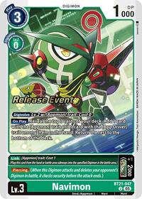 Navimon (BT21-047 U) [World Convergence Release Event Cards]