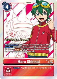 Haru Shinkai (BT21-084 R) [World Convergence Release Event Cards]