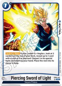 Piercing Sword of Light (FB06-042) [Rivals Clash Release Event Cards]