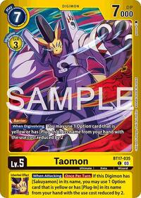 Taomon (BT17-035 C) [Limited Card Pack -Billion Bullet-]