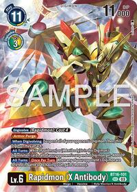 Rapidmon (X Antibody) (BT16-101 SEC) [Limited Card Pack -Billion Bullet-]