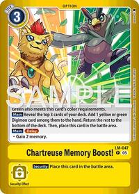 Chartreuse Memory Boost! (LM-047 P) [Limited Card Pack -Billion Bullet-]