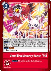 Vermillion Memory Boost! (LM-045 P) [Limited Card Pack -Billion Bullet-]