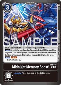 Midnight Memory Boost! (LM-049 P) [Limited Card Pack -Billion Bullet-]