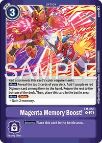 Magenta Memory Boost! (LM-050 P) [Limited Card Pack -Billion Bullet-]