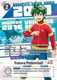 Future Potential! (Digimon Animation Series 25th Anniversary Set) (P-156 P) [Digimon Promotion Cards]