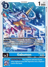 Gabumon (BT22-017 U) [Cyber Eden]