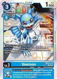 Veemon (BT22-019 R) [Cyber Eden]