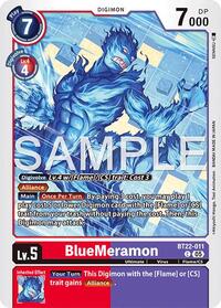 BlueMeramon (BT22-011 C) [Cyber Eden]