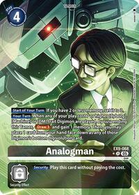 Analogman (Alternate Art) (EX9-068 R) [Versus Monsters]