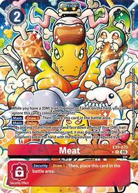 Meat (Alternate Art) (EX9-070 R) [Versus Monsters]
