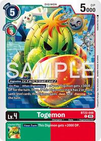 Togemon (BT22-048 C) [Cyber Eden]