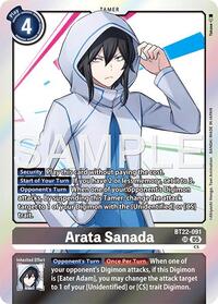 Arata Sanada (BT22-091 SR) [Cyber Eden]