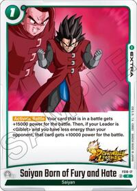 Saiyan Born of Fury and Hate (FS10-17) [Starter Deck 10: Giblet]