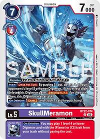 SkullMeramon (BT22-074 U) [Cyber Eden]