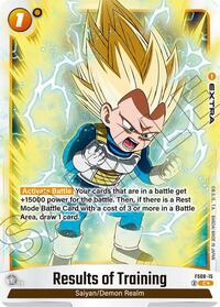 Results of Training (Bonus Pack Alternate Art) (FS08-15) [Starter Deck 8: Vegeta (Mini) Super Saiyan 3]