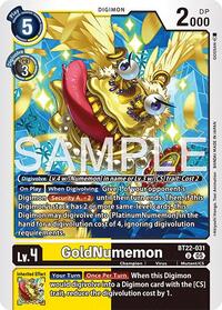 GoldNumemon (BT22-031 U) [Cyber Eden]