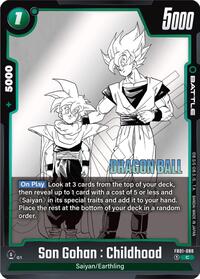 Son Gohan : Childhood (FB01-088) [Manga Booster 01]
