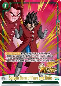 Saiyan Born of Fury and Hate (Bonus Pack Alternate Art) (FS10-17) [Starter Deck 10: Giblet]