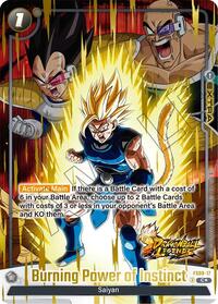 Burning Power of Instinct (Bonus Pack Alternate Art) (FS09-17) [Starter Deck 9: Shallot]